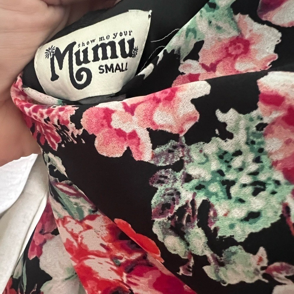 Show Me Your MuMu BoHo Romantic Mini Dress Junebug Bell Balletcore Size S - Picture 9 of 11